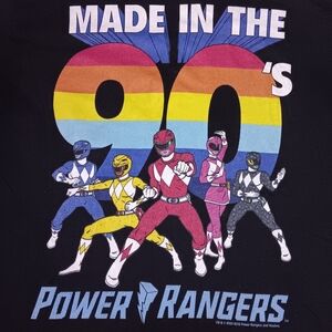 2018 Mighty Morphin Power Rangers Hasbro Made In The 90s Shirt Tee